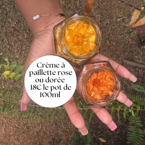 Crème pailletée